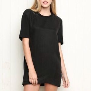 Suede brandy Melville black dress